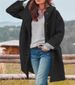 Women's Casual Style Trench Coat Long Sleeves Loose Fit Autumn Street Style_ecoleips.com
