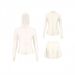 Women's Slim Fit Outerwear Three Piece Set With Hooded Skirt And Gold Jacket In Stock Sports Running Yoga Clothing_ecoleips.com