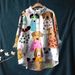 Women's Clothing Hot Selling Summer Women's Clothing Loose Printed Lapel Casual Shirt_ecoleips.com