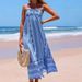 AliExpr Cross-border European And American Foreign Trade Wholesale Women's Clothing Crochet Patchwork Knitted Slip_ecoleips.com