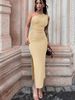 Summer Women' Maxi Dresses Sexy Split Fashion Sleeveless Backless Slim Dress Female Casual Streetwear Club Elegant Party Dresses_ecoleips.com