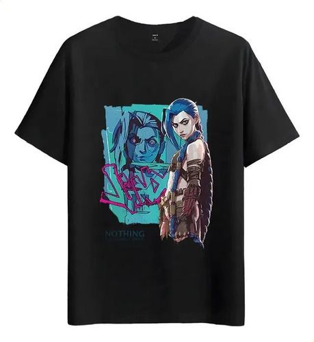 Women's T-Shirts Tshirt Muscle Freaks Arcane Jinx Estilo League Of Legends_ecoleips.com