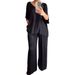 Women's Clothing Summer Women's Fashion Satin Bat Sleeve Loose Casual Suit_ecoleips.com
