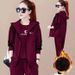 "Women's Winter Tracksuit Set – Fleece-Lined Hoodie, Vest & Joggers (Grey/Pink/Burgundy/Blue/Purple)"_ecoleips.com