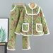 girl Vintage Northeast Two-Piece For Women Winter Ethnic Style Floral Coat Thickened Cotton Jacket And Pants Set_ecoleips.com