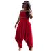 LS6299 Women's Solid Color Sexy Tube Top Harem Pants Two-Piece Set_ecoleips.com