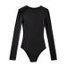 Seamless Sling Bodysuit – Sculpting Long-Sleeve Turtleneck Base Layer With Thumb Holes | Anti-Ride Up Tech For Skinny Jeans & Mini Skirts | S-XL_ecoleips.com