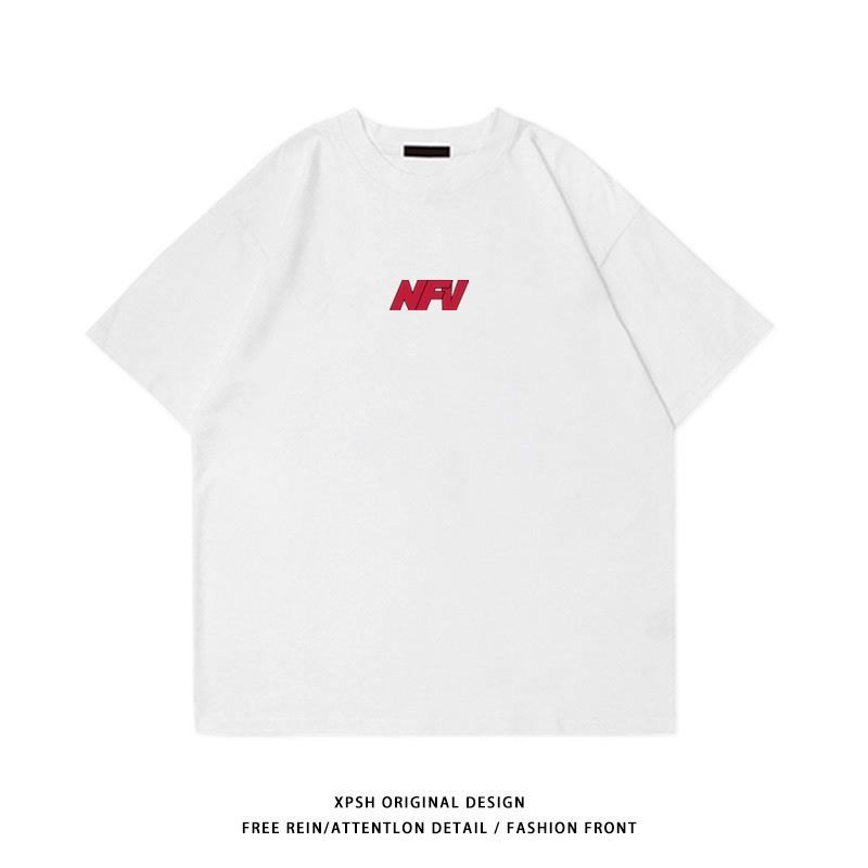 women's High-quality Round-neck Pullover Short-sleeved T-shirt_ecoleips.com