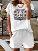 Women’s 2 Piece Outfit Set – Oversized Graphic T-Shirt And Biker Shorts Matching Set, Casual Summer Lounge Tracksuit For Daily Wear-355_ecoleips.com