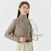 Winter Lamb Wool Coat Fashion Top With Fleece Short Cotton Jacket Warm Inner Liner Women's 8225_ecoleips.com