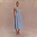 Women's Strapless Solid Color Denim Suspender Dress Sleeveless Summer New Arrival Sexy_ecoleips.com
