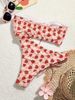 Women's Sexy Bikini Set Two-Piece Swimsuit for Beach And Pool Vacations Strawberry Print_ecoleips.com