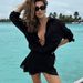 Women's Clothing Summer New Beach Sun Protection Shirt Seaside Leisure Holiday Dress Swimsuit Outer Shirt Suit_ecoleips.com