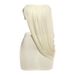 Summer Style Women's Sleeveless Sexy Strapless Mesh Vest Solid Color Slim Short Skirt Set_ecoleips.com