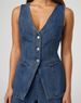 Women's Clothing Fashion Casual Sleeveless High Waist Suit Denim Shorts_ecoleips.com
