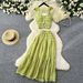 Women's Clothing Age Reducing And Refreshing Spring And Summer Vacation Style Short Sleeved Suspender Top_ecoleips.com