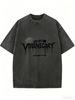 Women's Vintage Washed Oversized T-Shirt, Relaxed Fit Short Sleeve Casual Tee For Everyday Summer Comfort_ecoleips.com