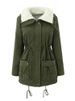 Women's Clothing New Women's Winter Quilted Coat – Hooded, Long-Sleeve, Mid-Length, Warm Faux-Shearling Lined (Plus Size Available)_ecoleips.com
