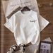 Women's Oversized Graphic T-Shirt - Soft Milk Silk Streetwear Tee With Print (Multiple Colors) Oversized Straight_ecoleips.com