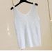 Women’s Clothing Loose Bright Silk Hot Diamond Summer Korean Ice Silk Heavy Knitted Sequined Vest New Style Bottom Outer Wear Sleeveless Top_ecoleips.com