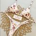 Women's Clothing Split Swimsuit Bikini Sexy Slim Small Chest Gathered Split Two Piece Swimsuit_ecoleips.com