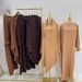 Women's Clothing Dubai Turkish Solid Color Dress With Headscarf Lr591+Hj907_ecoleips.com