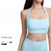 Women's Clothing Women's Halter Neck Sports Vest With Chest Pads Underwear Sexy Back Fitness Bra Can Be Worn As A Yoga Suit Short Top_ecoleips.com