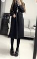 Petite Women's Trench Coat – Autumn Winter Long Coat With Inner Lining, Belted Double-Breasted Classic Wind Jacket For Office & Casual_ecoleips.com