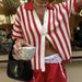 Women's Clothing Spring And Summer Knitted Sweaters And Tops Contrast Color Design Lapel Shirts_ecoleips.com