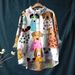Women's Clothing Hot Selling Summer Women's Clothing Loose Printed Lapel Casual Shirt_ecoleips.com