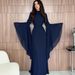 Modest Evening Dress Women's Loose Flared Sleeve Long Dress European American Style_ecoleips.com