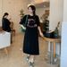 Summer Fashion Print Family Dress Women's Clothing Maternity Dress_ecoleips.com