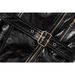 Women's PU Motorcycle Leather Jacket Slim Fit Lapel Multi Zip Design Paired with Bodycon Skirt Set_ecoleips.com
