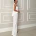 Women's Sleeveless Top And Wide-Leg Pants Set - Casual Two-Piece Outfit In Soft Breathable Fabric Breathable Summer Fabric_ecoleips.com