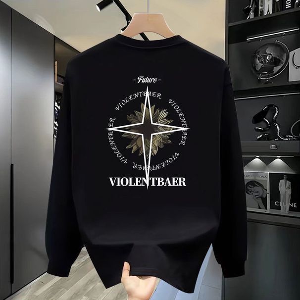 FW25 Matching Couple Cotton Crew Neck Sweatshirt - His & Hers_ecoleips.com