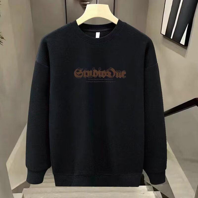 FW25 Matching Couple Cotton Crew Neck Sweatshirt - His & Hers_ecoleips.com