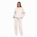 211467 Autumn/Winter New Cross-Border European And American Solid Color Long-Sleeve Hooded Sweatshirt Women's Fashion_ecoleips.com