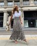 2025 Spring Summer New INS Internet Celebrity Style Leopard Print Flared Midi Skirt For Women_ecoleips.com
