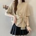 Women's Clothing Fat Mm Summer New Round Neck Gauze Splicing Short Sleeved T Shirt Look Thin And Age Reducing Casual Tops_ecoleips.com