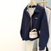 Women's Polo Collar Long Sleeve Sweashir For Spring And Auumn, New Thin Loose Korean Syle Versaile V-Neck Top_ecoleips.com