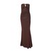 French-style Hot-selling Women's Clothing 2025 Autumn And Winter New Sexy U-neck Strapless Ruched Bodycon Dress For_ecoleips.com