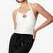 AD240 Cross-Border Women's New American Style Sexy Fashion Shell-Embellished Halter Neck Camisole Short Top_ecoleips.com