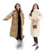 Women's Long Padded Coat Winter Warm Oversized Hooded Parka With Pockets – Black/White/Blue/Khaki/Coffee_ecoleips.com