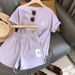 Women's Clothing Running Fashion Short Sleeved Shorts Two Piece Suit_ecoleips.com