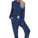 Women's Casual Two Piece Loungewear Set Long Sleeved T-Shirt And Pants For Fall Winter_ecoleips.com