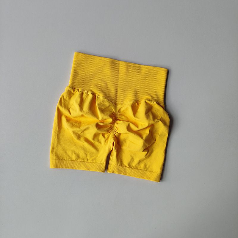 Women's Clothing Peach Hip Lifting Sports Shorts High Waist Abdomen Lifting Slimming Running Training Hip Lifting Quick Drying Three Quarter Tights_ecoleips.com