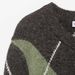 Vintage Versatile Rhombus Knitted Sweater_ecoleips.com