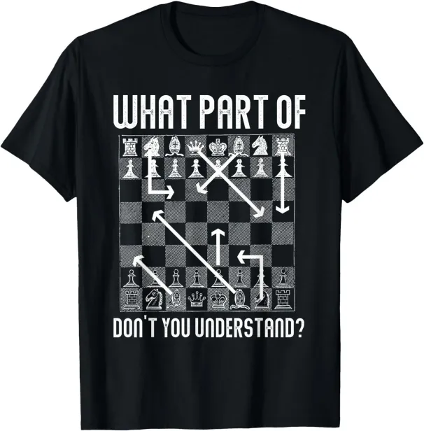 Women's T-Shirts What Part Of Don't You Understand Funny Chess T-Shirt_ecoleips.com