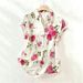 Women's Clothing Elegant Casual Floral Print Lapel Women's Shirt Top Women's Clothing For Formal & Casual For Women_ecoleips.com