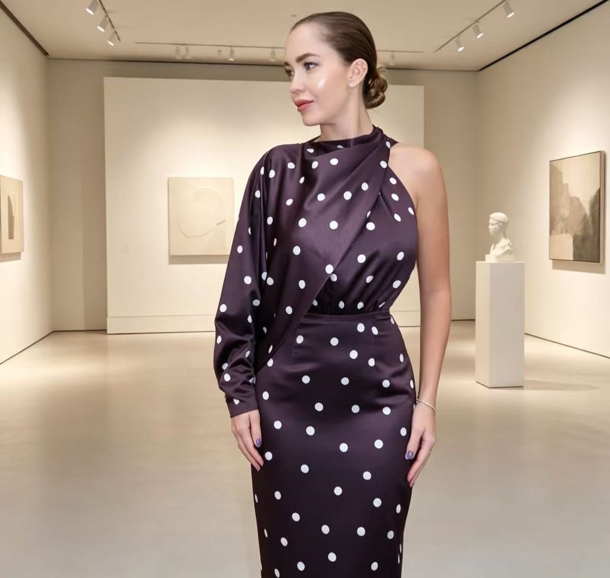 New 2026 French Style Slim Fit Long Dress Two Piece Set with European American Style Shawl Design Women's Fashion_ecoleips.com